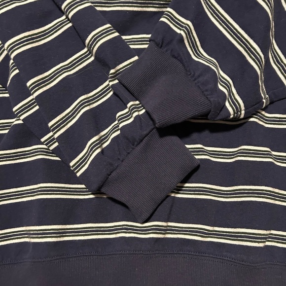 Parke Holiday Striped Mockneck Pullover Snowflake Stripe Size XXL - Picture 9 of 16